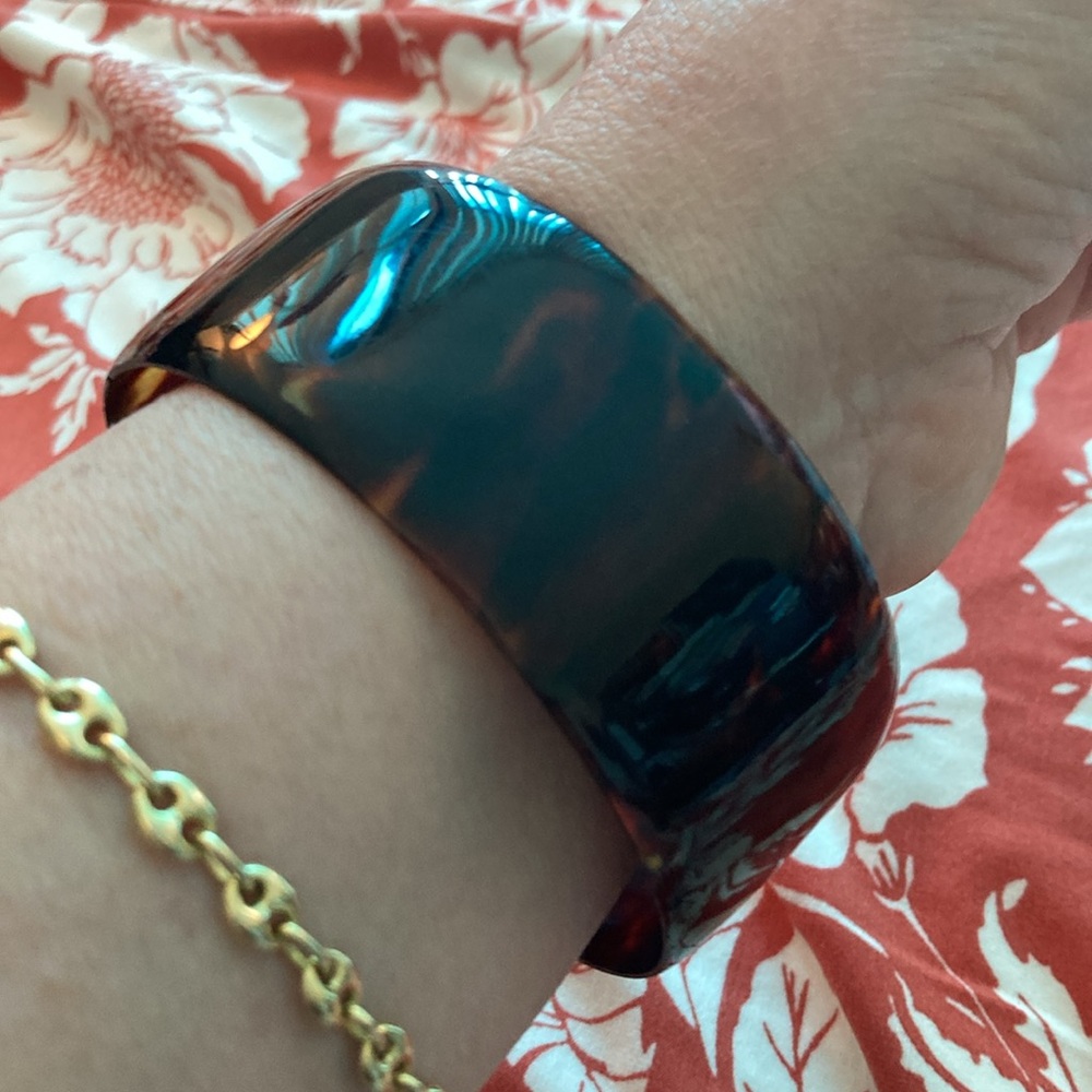 Tortuga Tortoise Shell Bangle About 3 In Dia - image 7